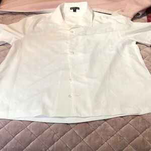 James perse relaxed shirt sleeve dressy shirt